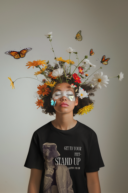 100% Cotton Short Sleeve T-Shirts_Acts 14: 10