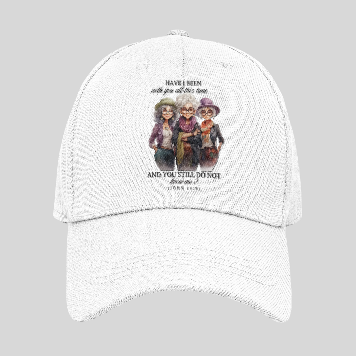 Baseball Cap Y2K Vintage _John 14:9