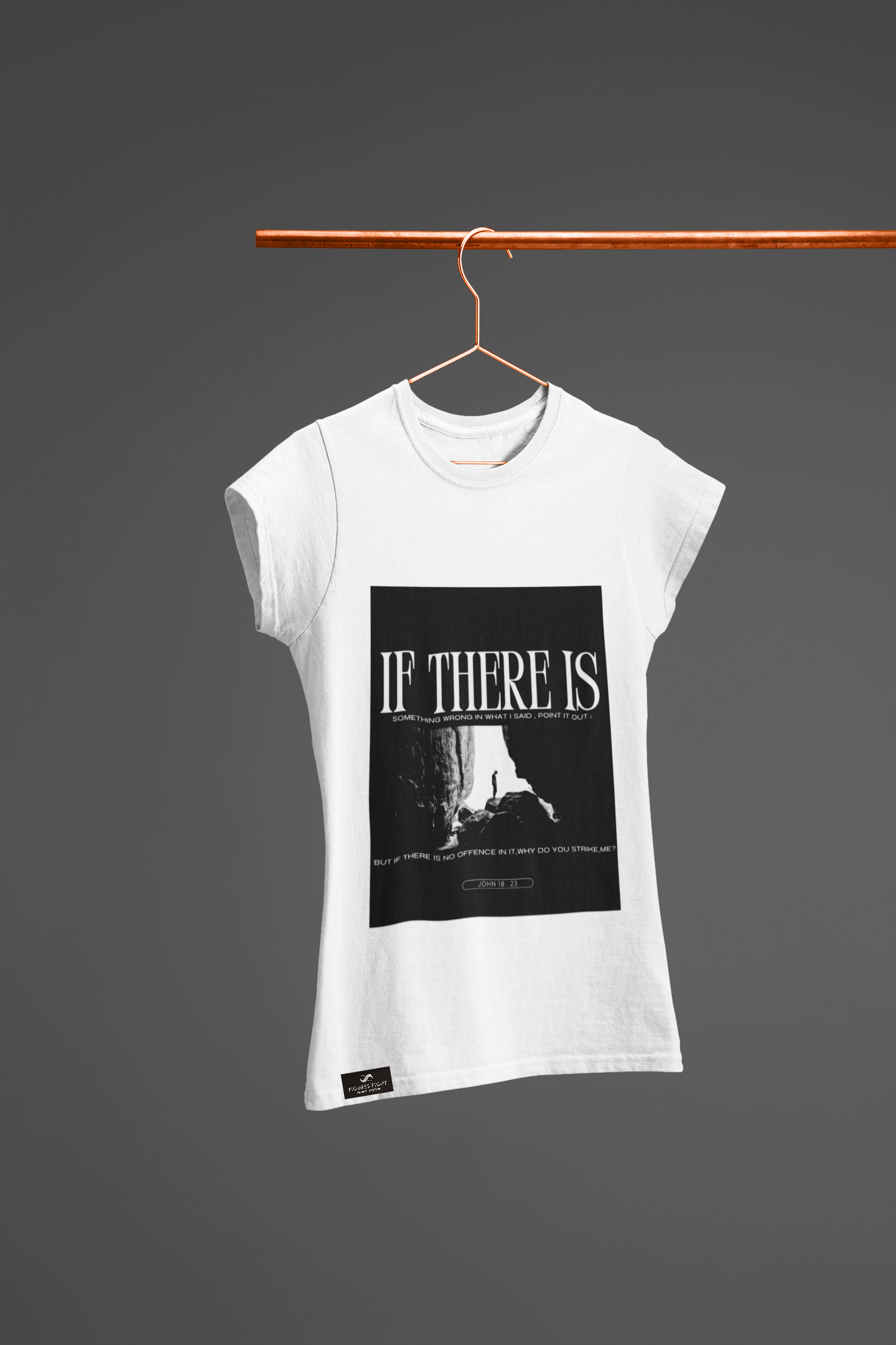 Solid Color T-shirt, Short Sleeve Crew_John 18:23