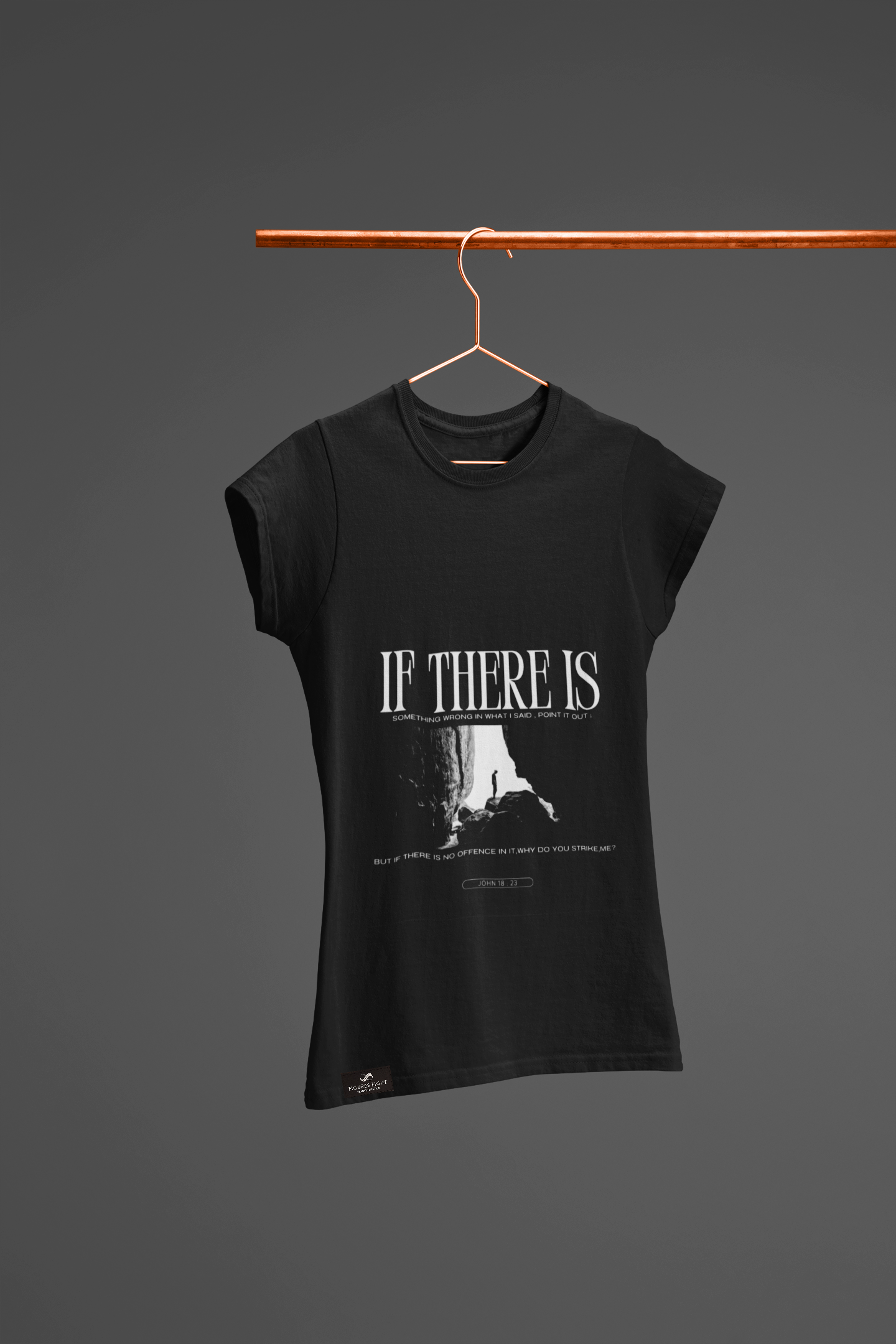 Solid Color T-shirt, Short Sleeve Crew_John 18:23