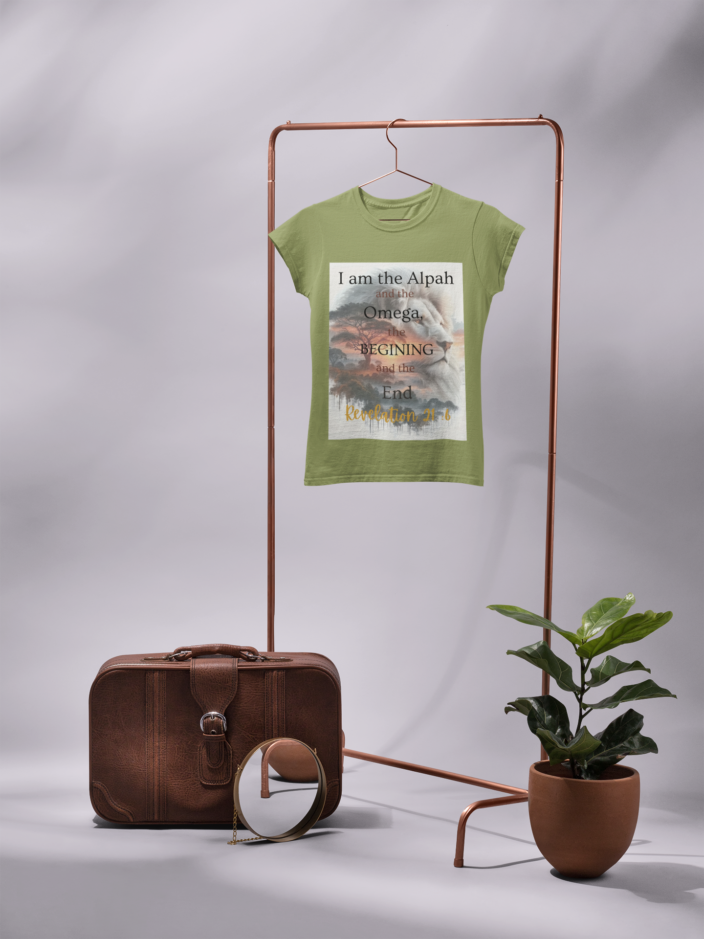 T-shirt, Short Sleeve Crew Neck _Revelation 21:6