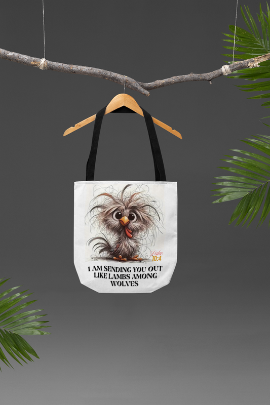 Multi-purpose Tote Bags _ Luke 10:4