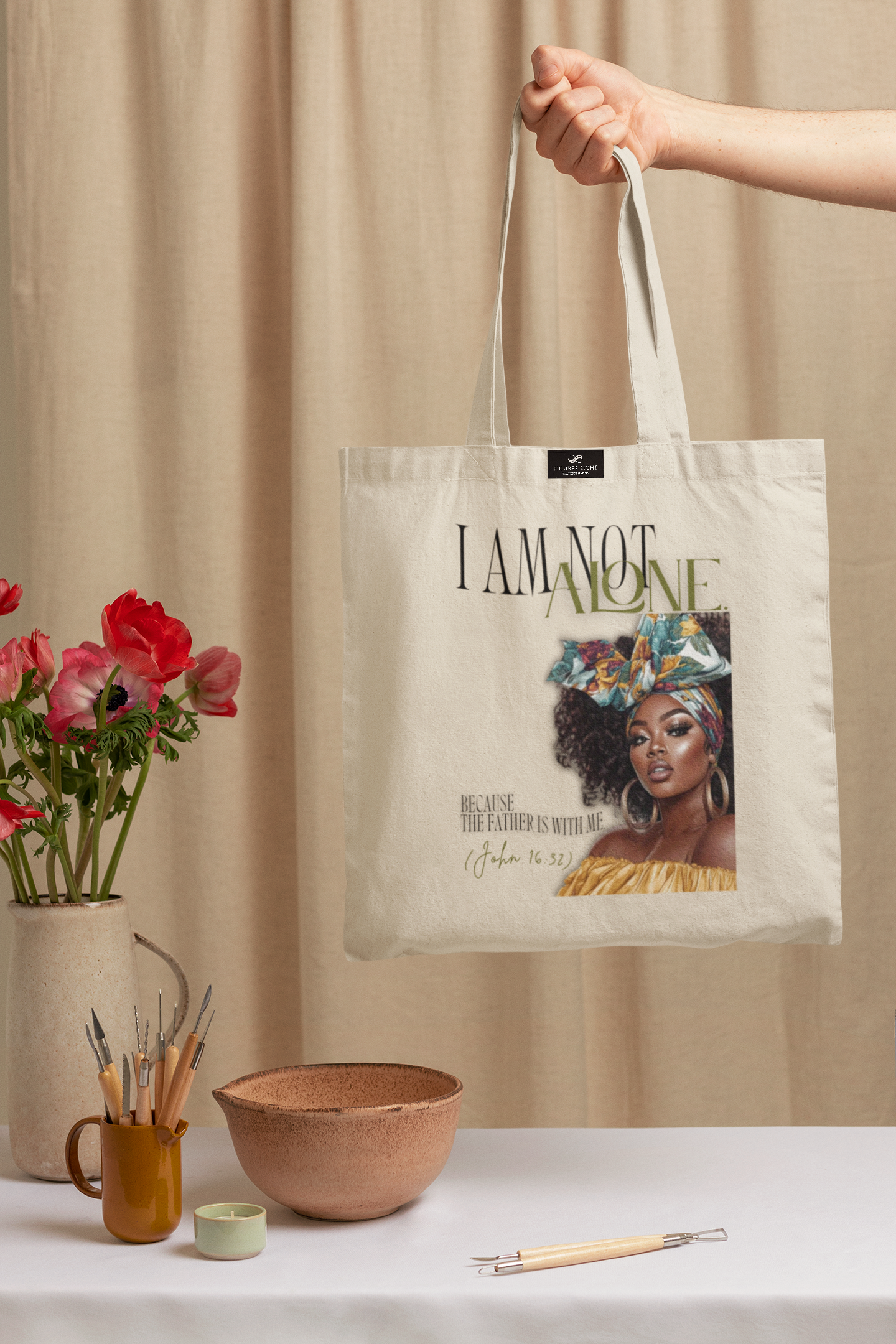 Multi-purpose Tote Bags _ Jonh 16:32