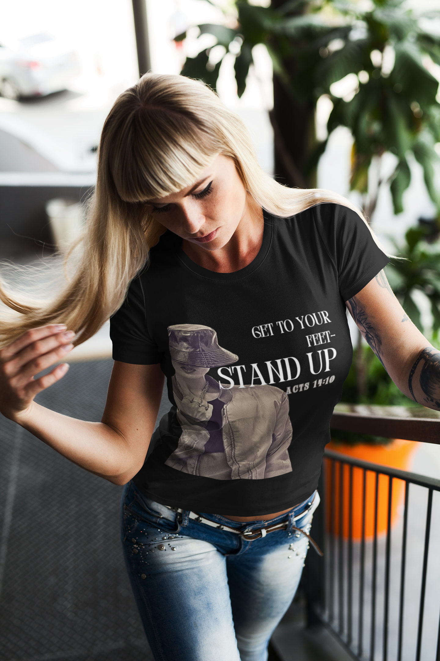 100% Cotton Short Sleeve T-Shirts_Acts 14: 10