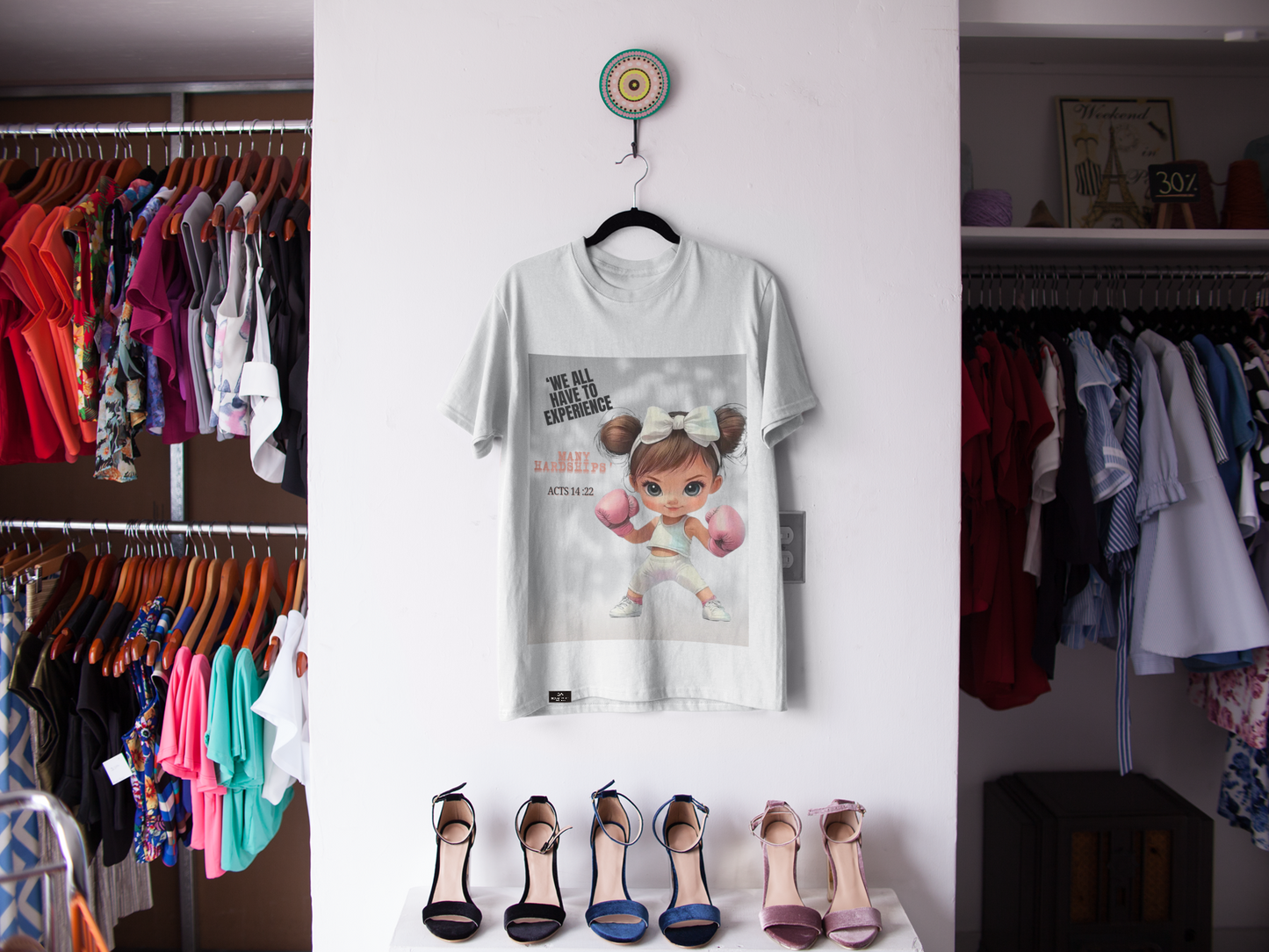 100% Cotton Short Sleeve T-Shirts_Acts 14:22