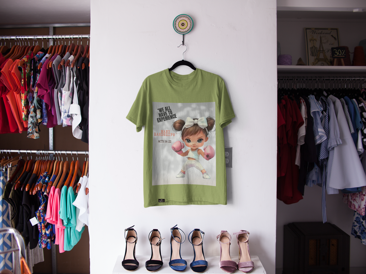 100% Cotton Short Sleeve T-Shirts_Acts 14:22