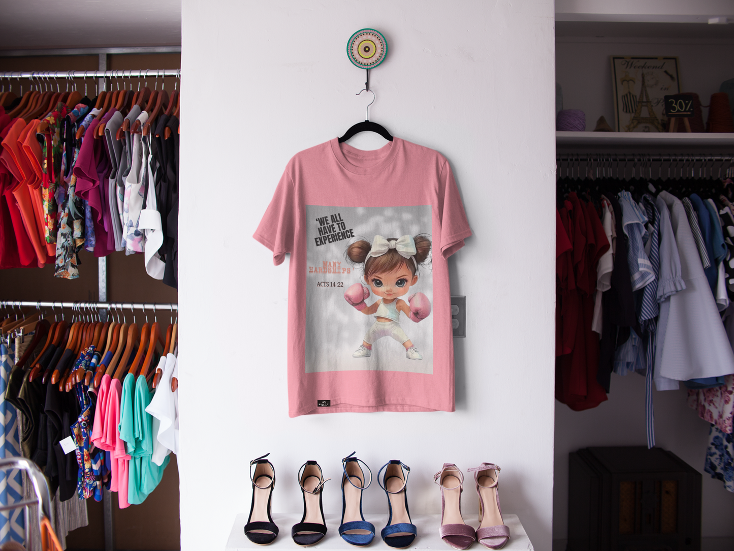 100% Cotton Short Sleeve T-Shirts_Acts 14:22