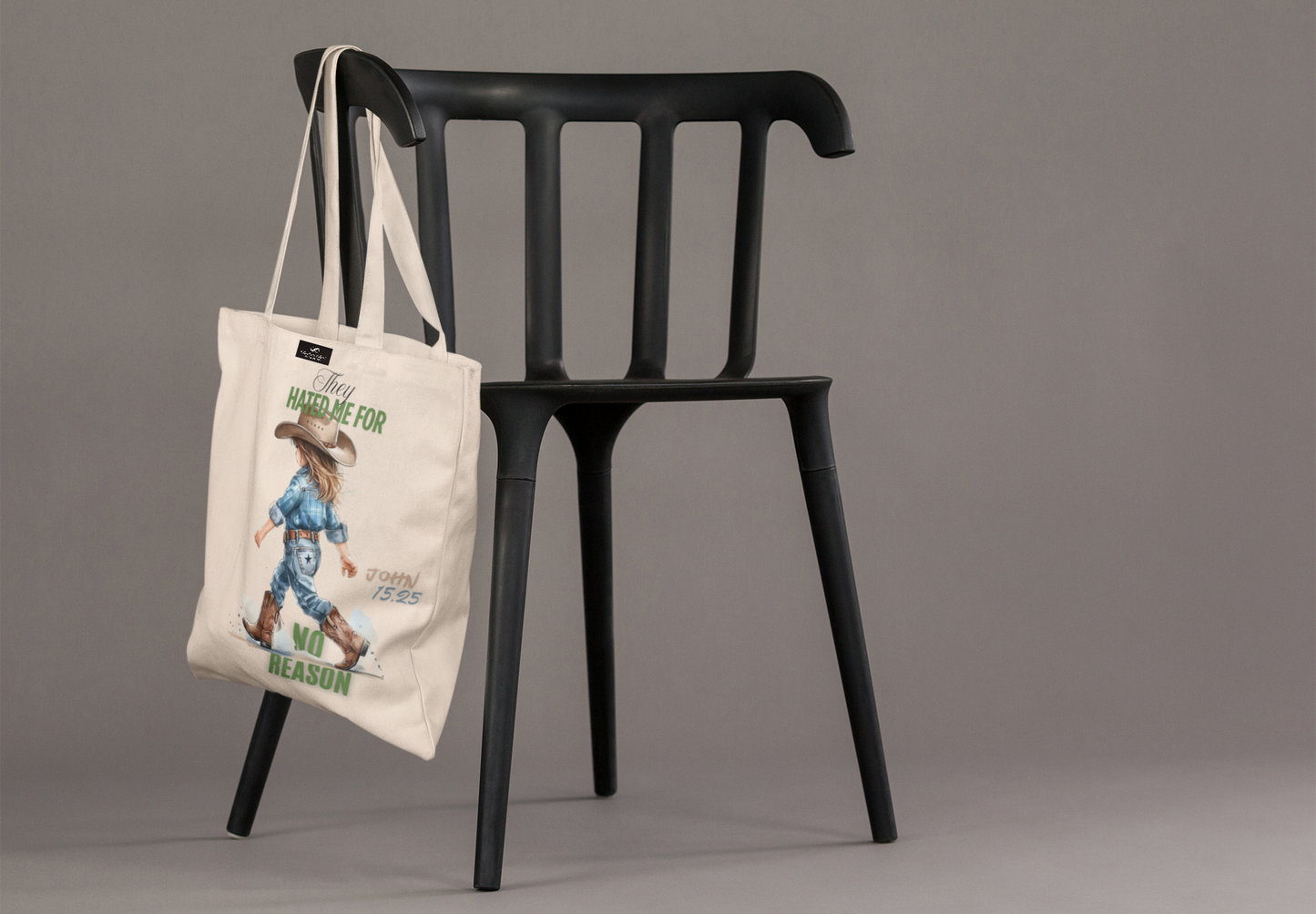 Multi-purpose Tote Bags _John 15 :25