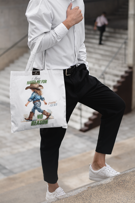 Multi-purpose Tote Bags _John 15 :25