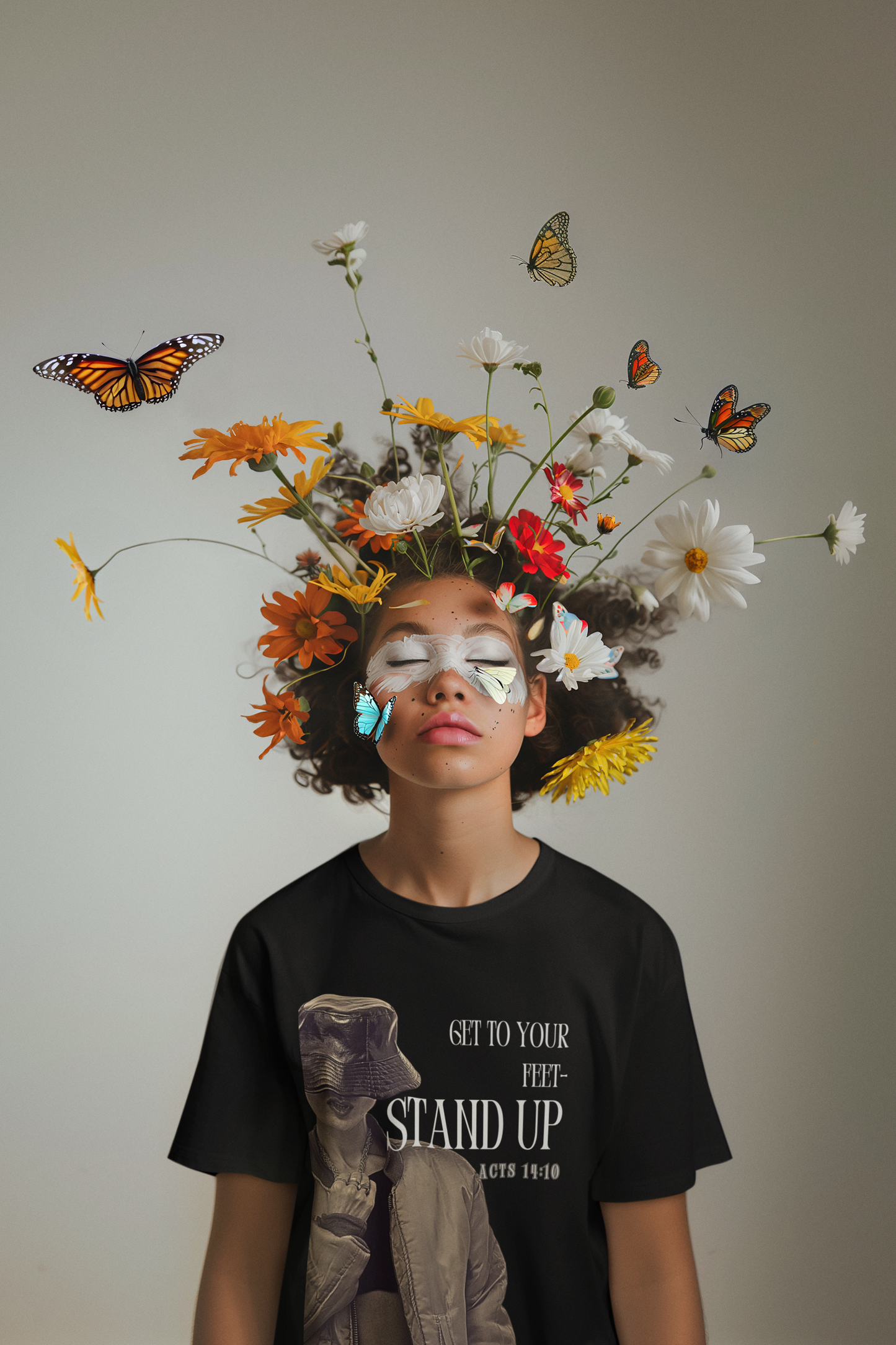 100% Cotton Short Sleeve T-Shirts_Acts 14: 10