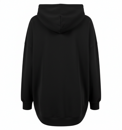 Black Ladies 's Oversized Hoodie - Psalm 40:10 Bible Verse Design