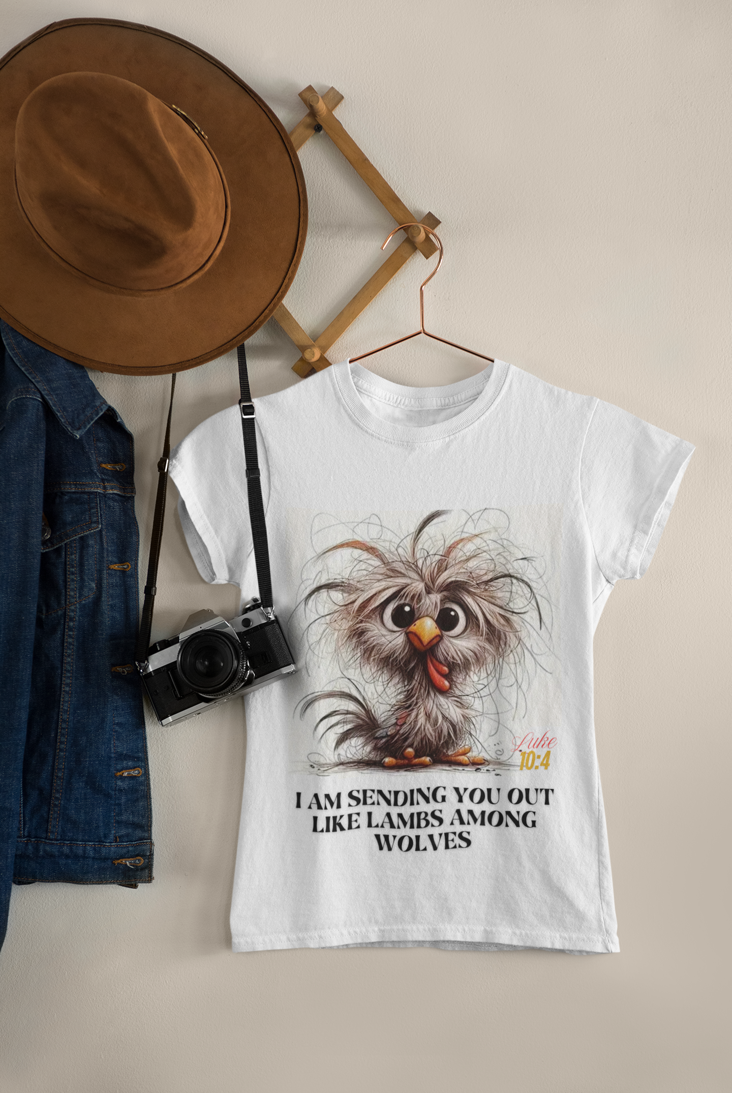 100% Cotton Short Sleeve T-Shirts_Luke 10:4